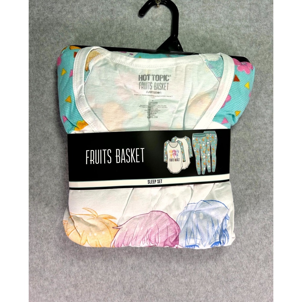 Hot Topic Fruits Basket Pajamas Women's plus size 4 Multicolor Cotton Loungewear